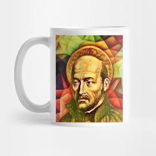 Ignatius of Loyola Snow Portrait | Ignatius of Loyola Artwork 15 Mug